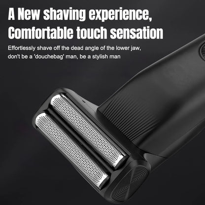 Beard Trimmer, 3 In 1 Hair Clippers And Mens Grooming Kit, Face, Nose, Ear Hair Trimmer - Black - view 6