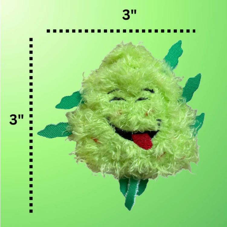 My Name Is Bud Jr, Funny Catnip Weed Nug Cat Toy, Cute Stuffed Parody Pot Nug, Cool Plush 420 Novelty Gift For Cats - view 8