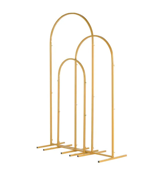 5.9ftand4.9ftand3.9ft Three-Piece Set Wedding Top Iron Art Wedding Iron Arch Gold - view 2