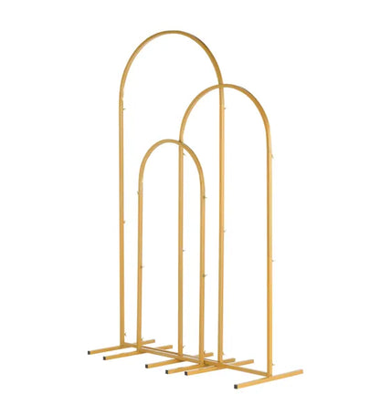 5.9ftand4.9ftand3.9ft Three-Piece Set Wedding Top Iron Art Wedding Iron Arch Gold - view 2