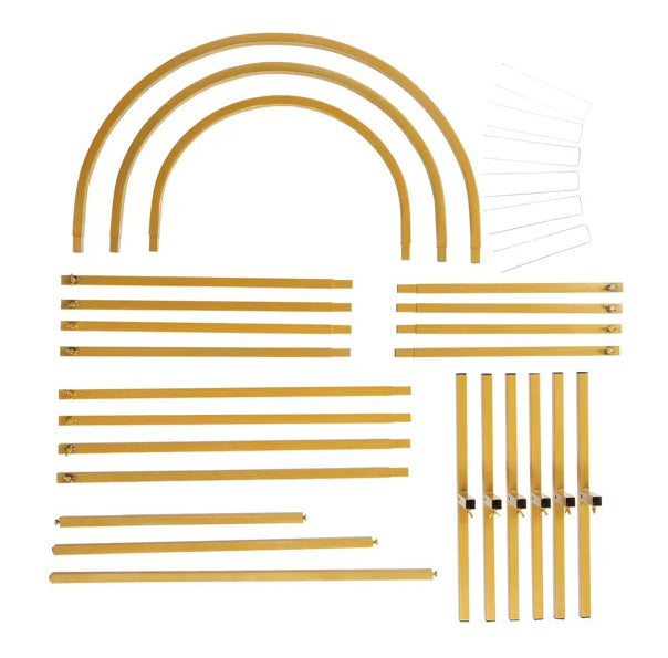 5.9ftand4.9ftand3.9ft Three-Piece Set Wedding Top Iron Art Wedding Iron Arch Gold - view 3