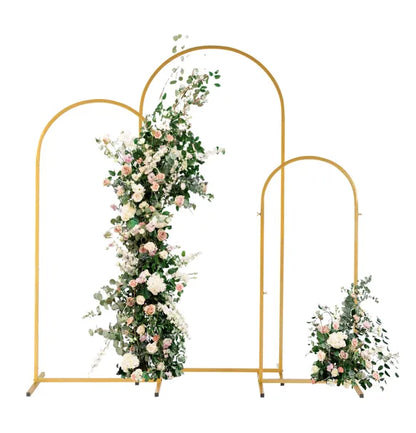 5.9ftand4.9ftand3.9ft Three-Piece Set Wedding Top Iron Art Wedding Iron Arch Gold - view 4