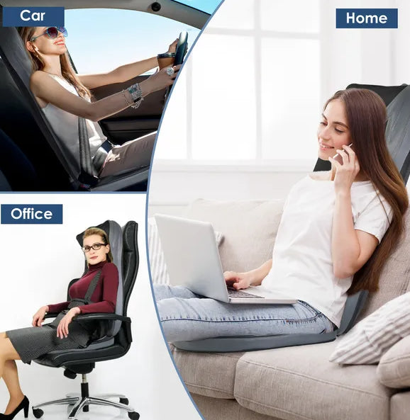 Shiatsu Neck Back Massager With Heat Full Body 3D Kneading Massage Chair Pad Multifunctional Massage Pad For Home Car - view 3