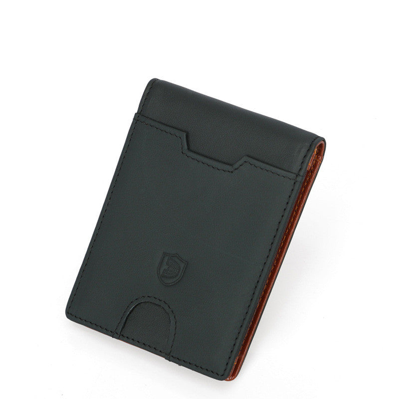 RFID Men's First Layer Leather Wallet - view 4