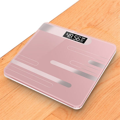 Mrosaa Bathroom Floor Body Scale Glass Smart Electronic Scales USB Charging LCD Display Body Weighing Digital Weight - view 3