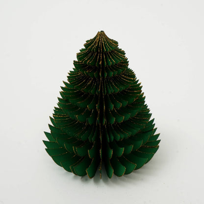 Handmade Green Paper Tree Festive Holiday - view 4