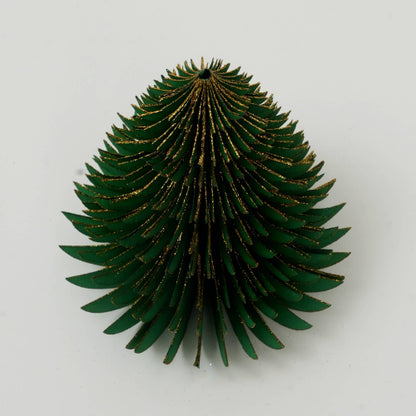 Handmade Green Paper Tree Festive Holiday - view 6