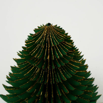 Handmade Green Paper Tree Festive Holiday - view 5