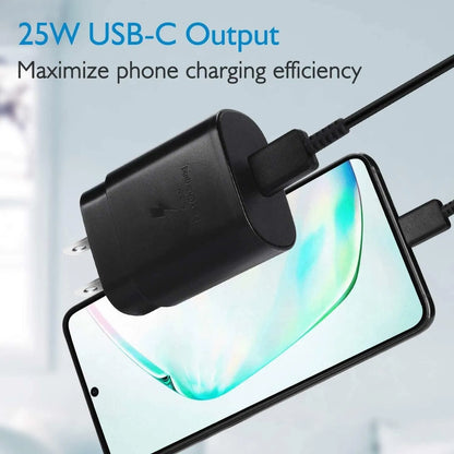 25w Super Fast Charger Type USB-C 10FT Cable For Galaxy S23 S22 S21 S20 - view 8