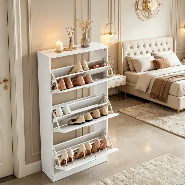 Classic Shoe Cabinet With Space-Saving - view 5