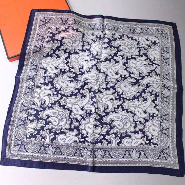 Silk Scarf Small Square Towel Professional Scarf Scarf - view 2