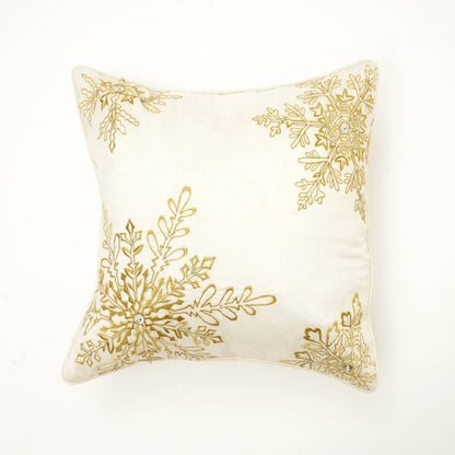 Polyester Throw Pillow With Embroidery & Bead Work Soft & Stylish Accent - view 4