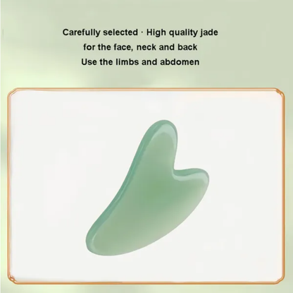 Gua Sha Board 2PCS Massage Stone For Facial Body Skincare Roller Scraping Massager Natural Resin Facial Lifting Scraper - view 2