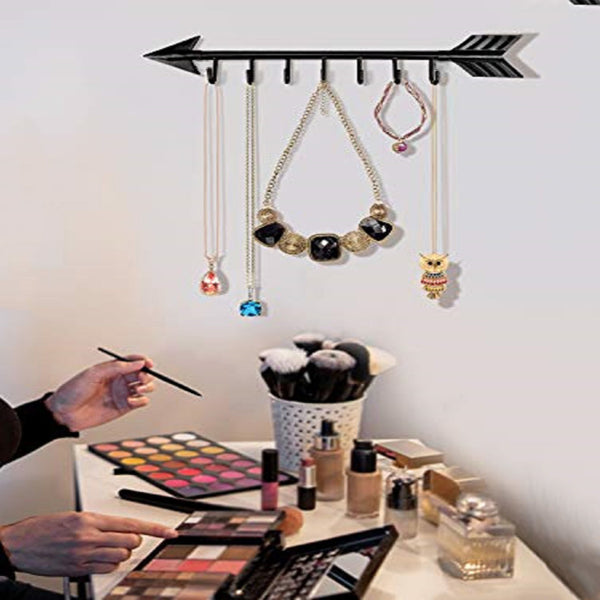 Modern Bow Arrow Wall Hooks Space Saving Entryway Coat Rack Hat Hanger For Hallway Bedroom Organization - view 3