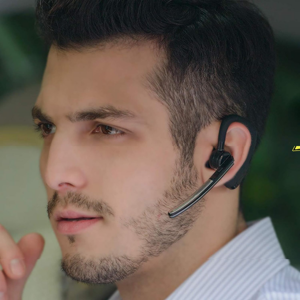 Audífono Bluetooth con cancelación de ruido