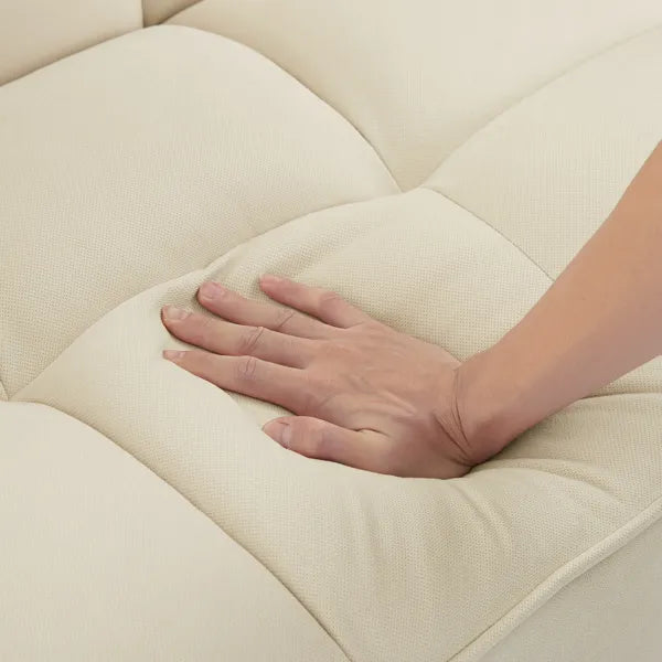 New Design Linen Sofa Furniture Adjustable Backrest Easily Assembled Reclinerst-BEIGE - view 2