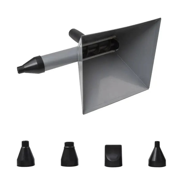 Easy-to-Use Cement Sprayer Gun With 4 Interchangeable Nozzles - Stainless Steel