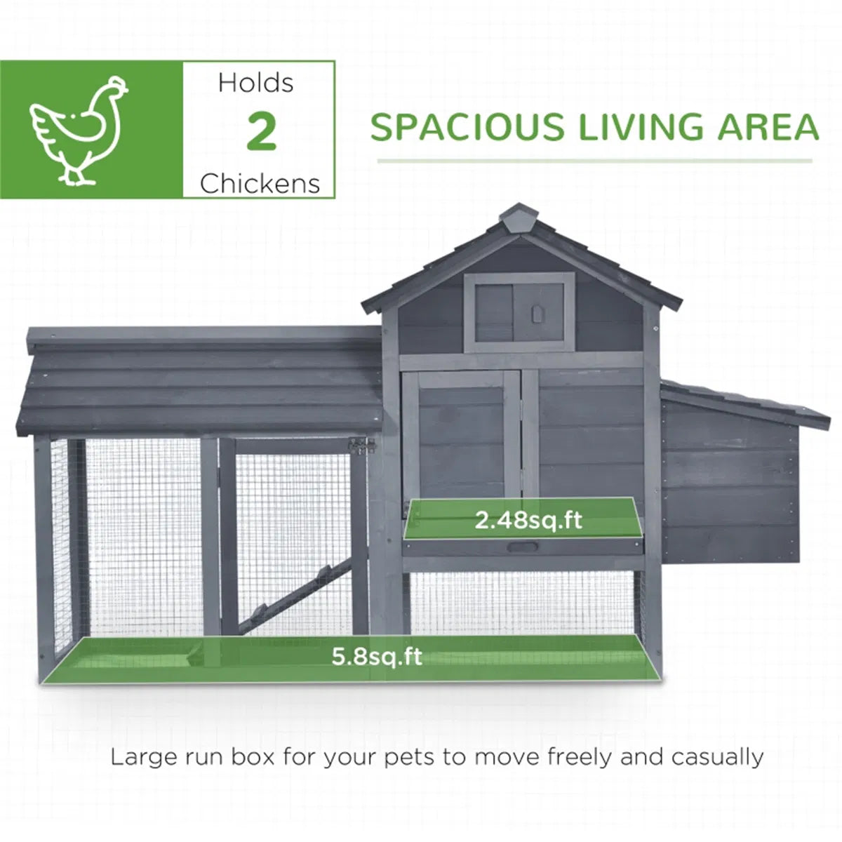 Wooden Chicken Coop - view 6