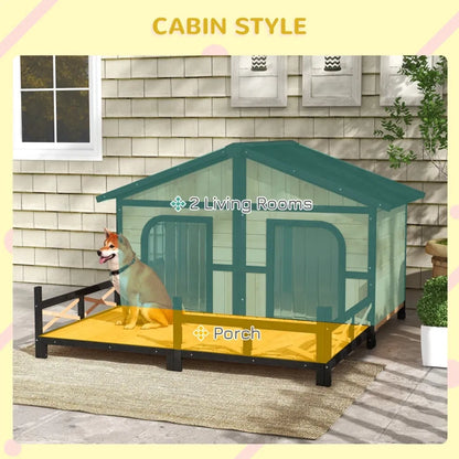 Dog House- Natural Wood - view 3