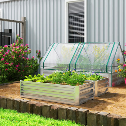 Raised Garden Bed With PE Greenhouse - view 6