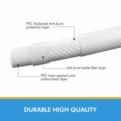 PVC Shower Hose 71 Inches Extra Long Smooth Handheld Shower Hose Flexible Anti-Kink Handheld Shower Head Hose - view 3