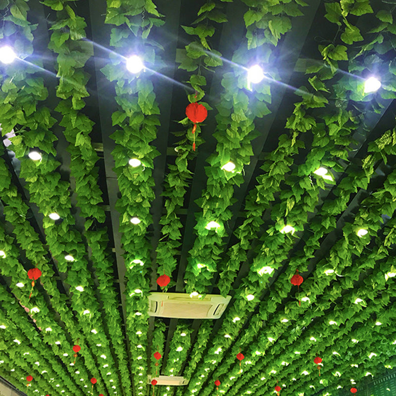 Artificial Rattan Green Plants, Rattan Piping Decorations Vines