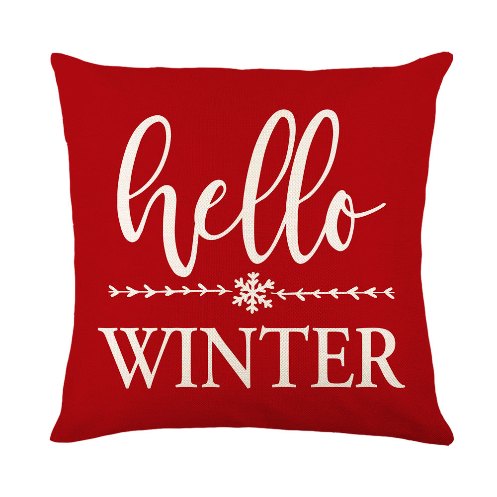 Christmas Pillow Cover Festive Linen - view 3