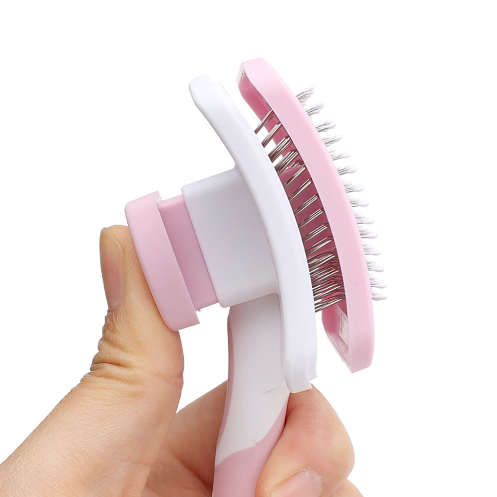 Self Cleaning Slicker Brush For Dogs, Cats Pets-One Click Cleaning Function-Gentle Effective Cat - view 9