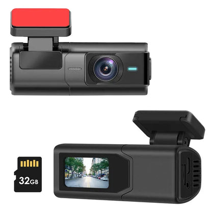 2K HD Front Dash Cam For Car With IPS Screen Night Vision Loop Recording Included 32G Storage Card 140° Wide Angle WiFi