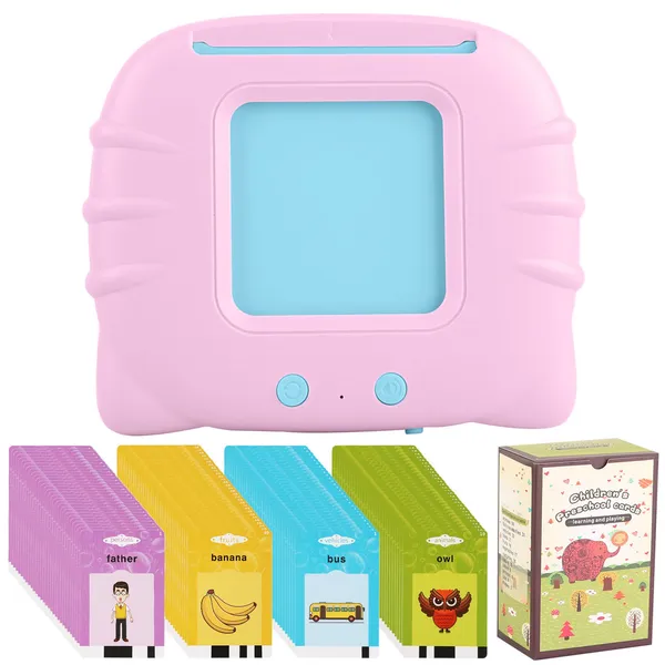 224 Words Kid Talking Cards 112 Card Electronic Cognitive Audio Toddler Reading Machine Animal - view 3