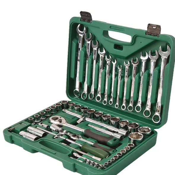 61-Piece Mechanics Tool Set, Socket Tool Set - Including Ratchet Set Metric Drive Socket Wrenches Set - view 5