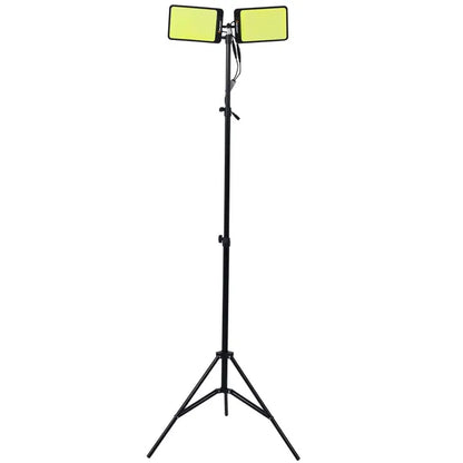 LED Work Light With Stand, 11200 Lumen Dual-Head Tripod Lights Construction - view 5
