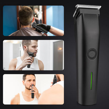 Beard Trimmer, 3 in 1 Hair Clippers and Mens Grooming Kit, Face, Nose, Ear Hair Trimmer - Black - view 6