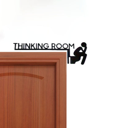 Marble Style Funny Metal Sign For Bathroom Wall Decor Home And Office Art - view 4