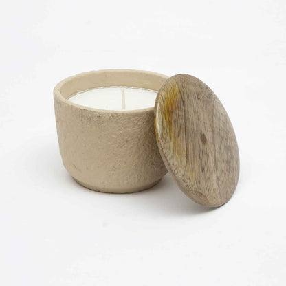 Jar Candle Ecomix Wax Fill With Wooden Lid Mimosa, 7oz - view 4
