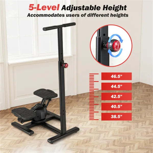 Multi-Functional Exercise Stepper - Step+Twist Design, 300lbs Capacity, Non-Slip Pedals+Stable Metal Frame - view 2
