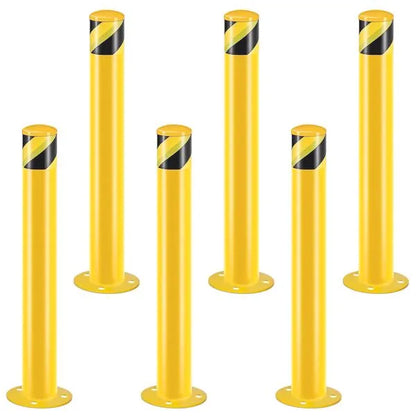 Safety Bollard Post, 36 Inch Height Steel Bollards, 3.5 Inch Diameter Parking Bollard