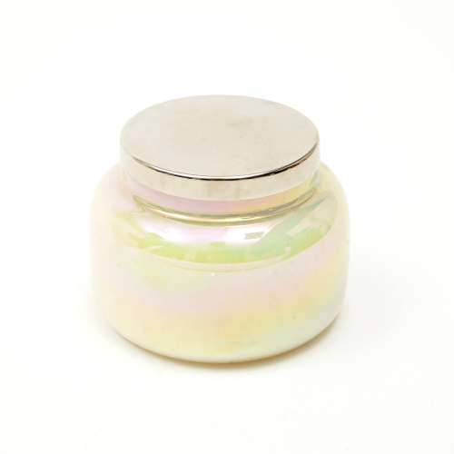 Scented Wax Candle Jar With Lid- Pastel Yellow - view 4