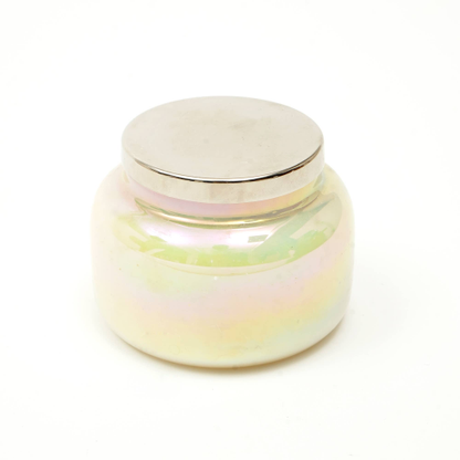 Scented Wax Candle Jar With Lid- Pastel Yellow - view 4