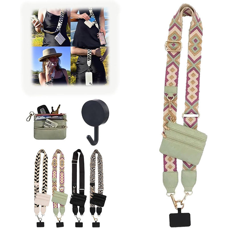 Mobile Phone Storage Lanyard With Zipper Bag - view 6