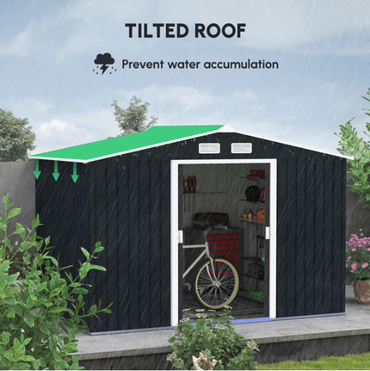 Outdoor Garden Storage Shed Tool House - view 2