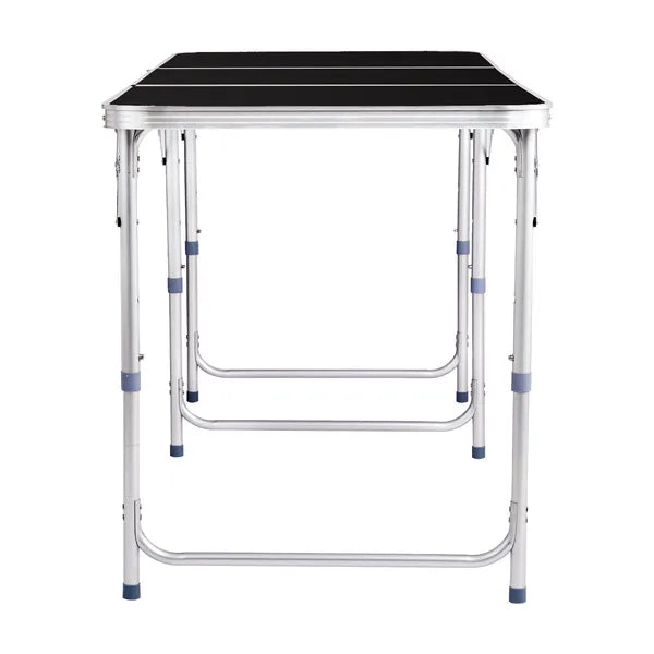 6ft Aluminum Alloy Folding Table Black - view 2