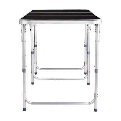 6ft Aluminum Alloy Folding Table Black - view 2