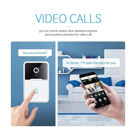 Wireless Security WiFi Smart Doorbell Intercom Video Camera Bell Chime Door Ring - view 5