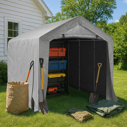 8' X 12' outdoor storage shelter shed - view 5