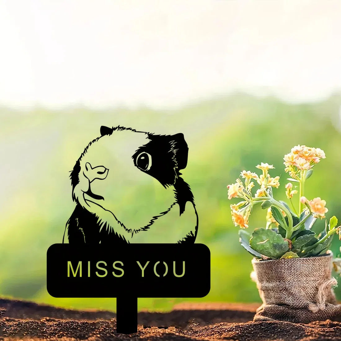 Custom Engraved Pet Memorial Stone Personalized Pet Grave Marker with Urn Garden Decor Sympathy Gift - view 3