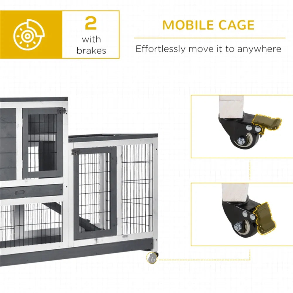 Wooden Rabbit Cage - view 6