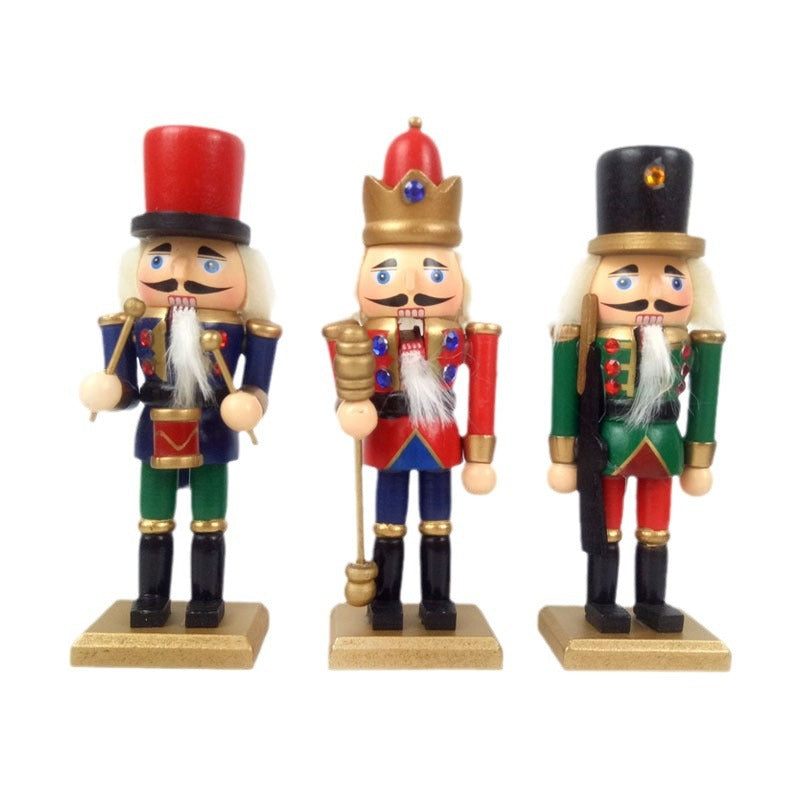 Wooden Nutcracker Puppet Soldier Ornaments - view 6