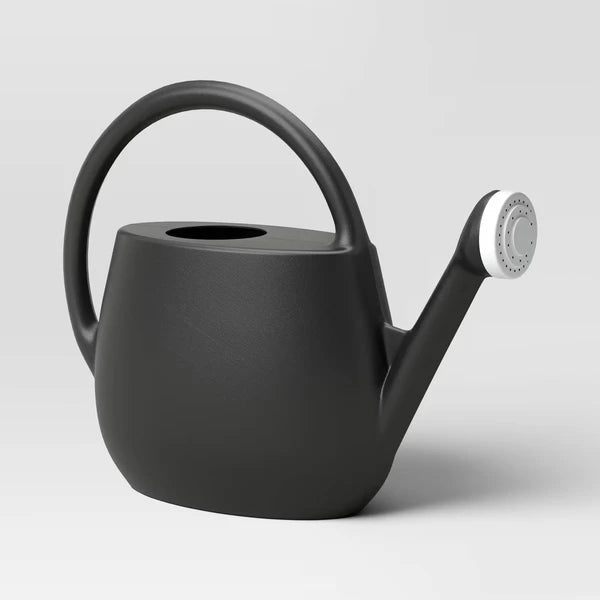 2 Gallon Plastic Watering Can, Black – Long Spout Watering Can For Indoor & Outdoor Garden Plants - view 2