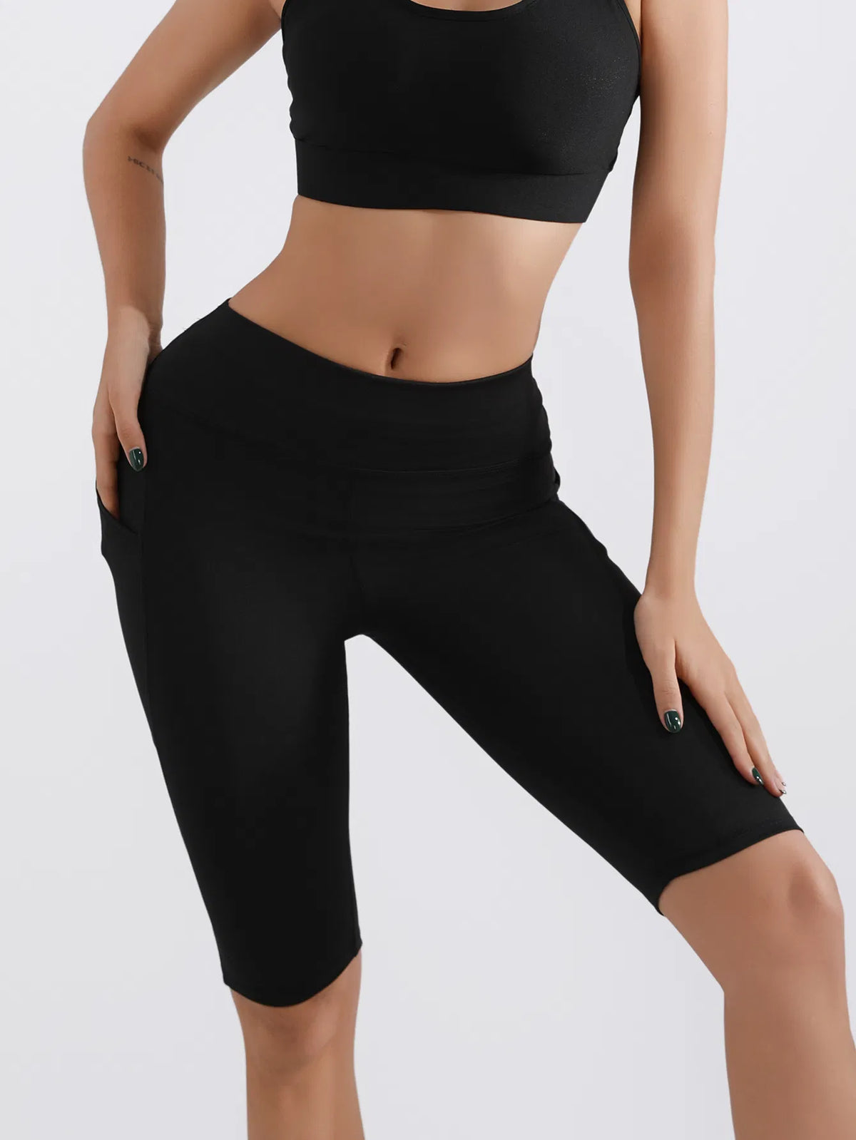 5-inch Yoga Shorts5 High-Waist Seamless Biker Shorts Butt-Lifting, Quick-Dry & Summer Workout Ready - view 3